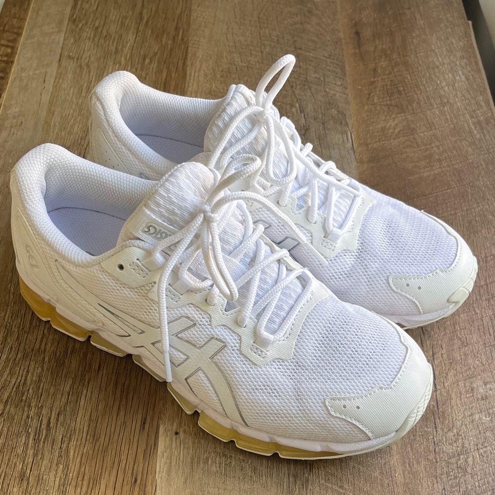 ASICS White Gel Running Shoes